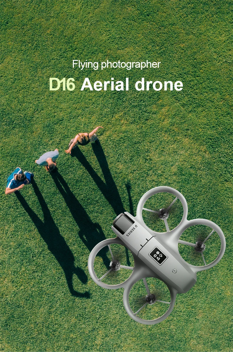 D16 drone 4k HD camera wifi brushless motor intelligent obstacle avoidance camera drone English, Korean, Japanese manual